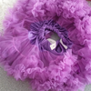 Girl's Elastic Waist Chiffon Petticoat Puffy Tutu Tulle Skirt Princess Ballet Dance Pettiskirts Underskirt