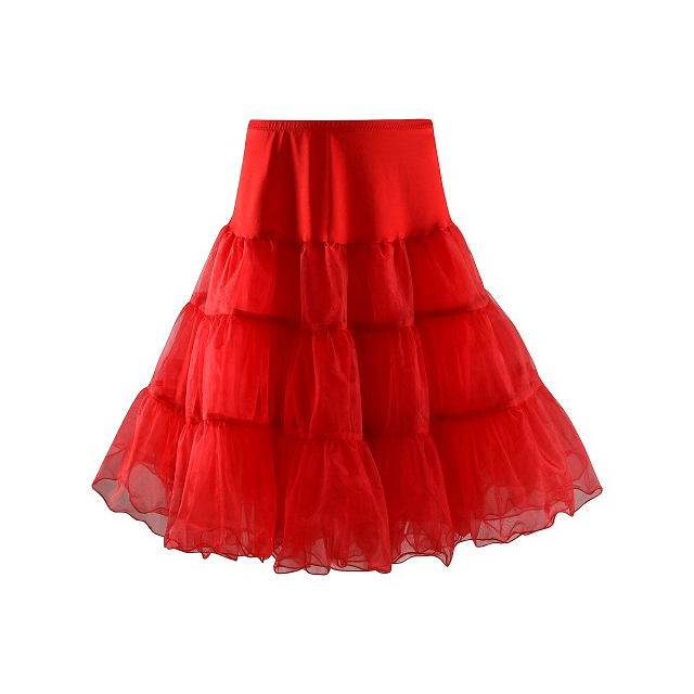 1950s Vintage Knee Length Crinoline Petticoats For Women Tulle Skirts for under Dresses 50s Clothing