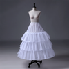 Petticoats for Women 4 Hoop Crinoline Petticoat for Wedding Dress 3 Ruffles Layers Ball Gown Elastic Waistband Underskirt P608