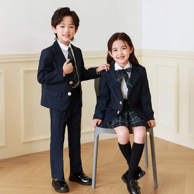 Boys' 2-Piece Formal Tuxedo Suit Set, Includes Jacket & Dress Pants, Satin Trim Detailing & Functional Pockets