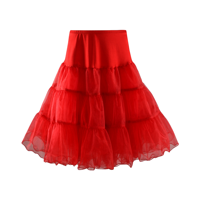 1950s Vintage Knee Length Crinoline Petticoats For Women Tulle Skirts for under Dresses 50s Clothing