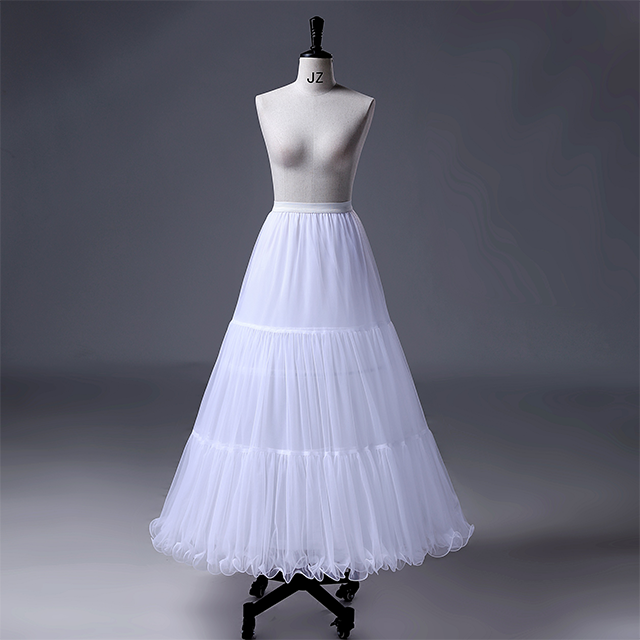 Super Soft tulle Women's Crinoline Floor Length Wedding Petticoat Long Underskirt for Formal Dress and Bridal Petticoats