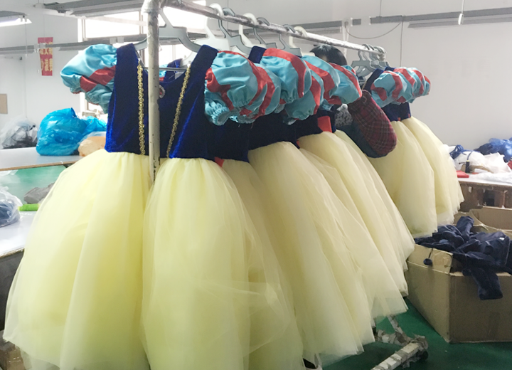 wedding petticoat quality control inspection