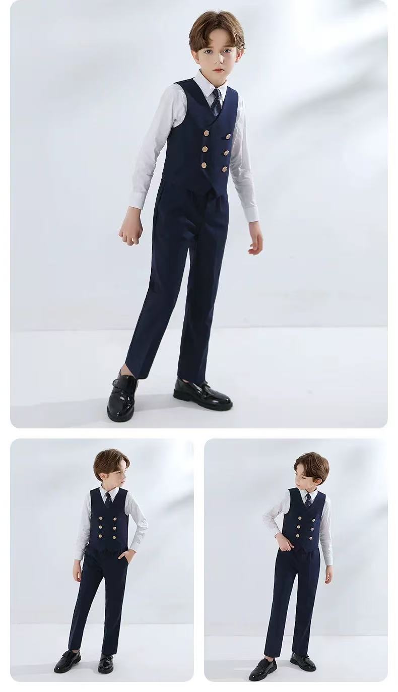 Kids 4-Piece Formal Suit Wedding