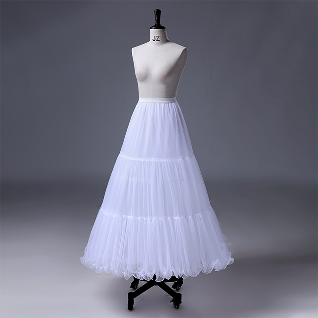 Super Soft tulle Women's Crinoline Floor Length Wedding Petticoat Long Underskirt for Formal Dress and Bridal Petticoats