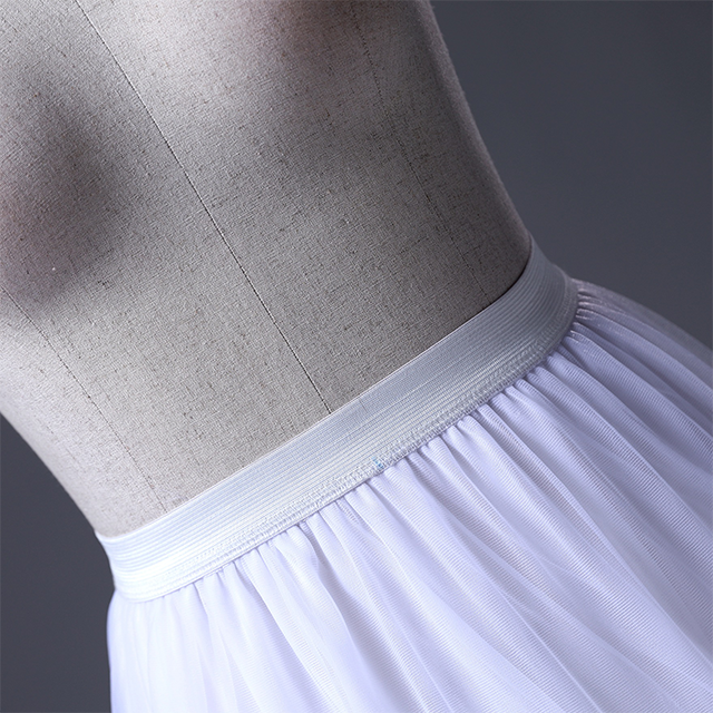 Super Soft tulle Women's Crinoline Floor Length Wedding Petticoat Long Underskirt for Formal Dress and Bridal Petticoats