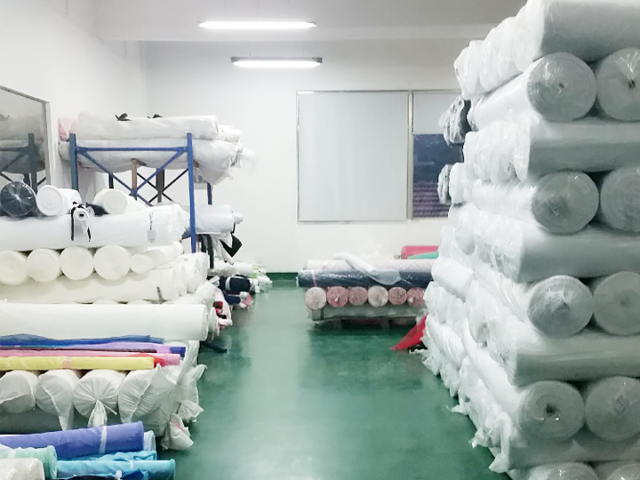 wedding accessory fabric storage warehouse