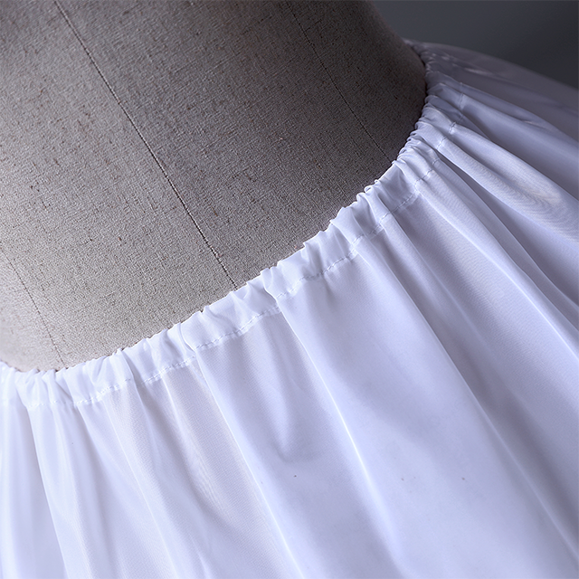 Women Crinoline Petticoat A-line 3 Hoops Skirt Slips Underskirt for Wedding Bridal Dress Ball Gown P020-3