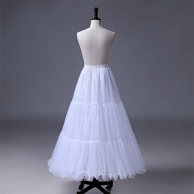 Super Soft tulle Women's Crinoline Floor Length Wedding Petticoat Long Underskirt for Formal Dress and Bridal Petticoats